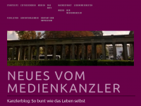 Screenshot des Blogs Kanzlerblog