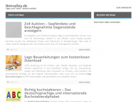 Screenshot des Blogs NetValley.de