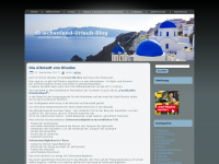 Screenshot des Blogs Griechenland-Urlaub-Blog
