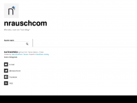 Screenshot des Blogs nrauschcom