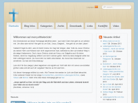 Screenshot des Blogs Bibel Gott Glaube und die Welt