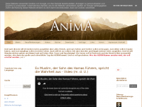 Screenshot des Blogs AnimA