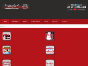 Screenshot des Blogs Brandschutz NEWS
