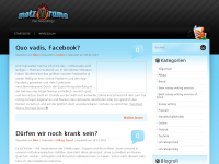 Screenshot des Blogs motzOrama