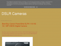 Screenshot des Blogs DSLR CAMERAS ONLINE