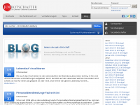 Screenshot des Blogs Jobbotschafter – Blog