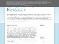 Screenshot des Blogs Ferienwohnung Norden-Norddeich