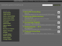Screenshot des Blogs Bestseller-Garten Onlineshop