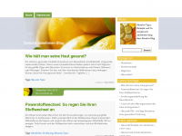 Screenshot des Blogs Abnehm Blog gesund-abnehmen-blog.de