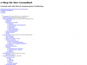 Screenshot des Blogs 1a-wellness.ch