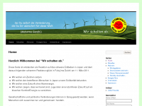 Screenshot des Blogs Wir schalten ab.