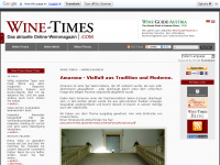 Screenshot des Blogs Wine-Times