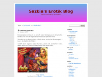 Screenshot des Blogs Sazkia