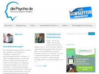 Screenshot des Blogs psychologische.info