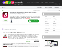Screenshot des Blogs Apps-News – die App-Community