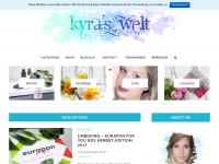 Screenshot des Blogs Kyra’s Welt