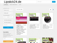 Screenshot des Blogs Lipstick24 Beauty
