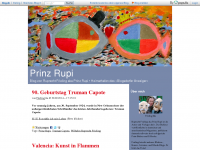 Screenshot des Blogs Prinz Rupis Blog