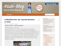 Screenshot des Blogs Sparda-Bank Südwest Azubi-Blog