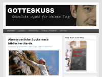 Screenshot des Blogs Gotteskuss