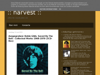 Screenshot des Blogs harvest