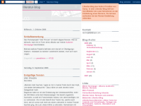 Screenshot des Blogs Literatur-Blog