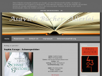 Screenshot des Blogs Asaviels Bücher-Allerlei