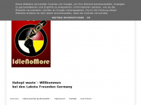 Screenshot des Blogs Lakota Freunde Germany