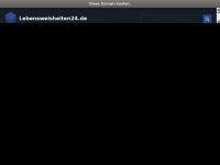 Screenshot des Blogs Lebensweisheiten24