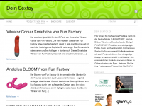 Screenshot des Blogs Dein Sextoy
