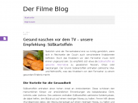 Screenshot des Blogs Film, Serien und TV