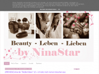 Screenshot des Blogs Nina*Star – Beauty, Leben, Lieben.