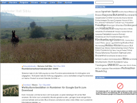 Screenshot des Blogs Neues aus Bukarest