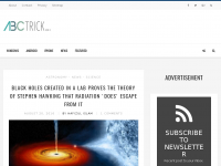 Screenshot des Blogs abcTrick