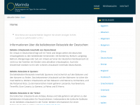Screenshot des Blogs Reise- und Urlaubsblog