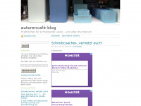 Screenshot des Blogs autorencafe