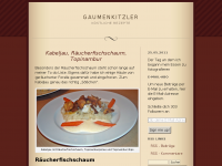 Screenshot des Blogs Gaumenkitzler