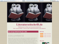 Screenshot des Blogs Literaturzeitschrift.de