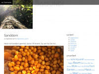 Screenshot des Blogs Samundi