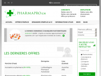 Screenshot des Blogs Pharmapro.ch – Form für Apotheken