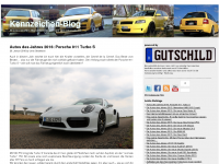 Screenshot des Blogs Kennzeichen – Blog