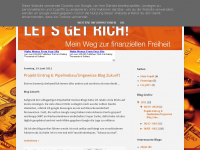 Screenshot des Blogs Let´s get Rich! Mein Weg in die finanzielle Freiheit