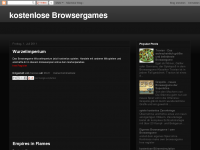 Screenshot des Blogs kostenlose Browsergames