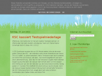 Screenshot des Blogs 2.Liga / Bundesliga