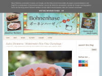 Screenshot des Blogs Bohnenhase