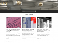Screenshot des Blogs Anwalt & Strafverteidiger Blog