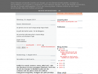 Screenshot des Blogs apBLOG