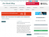 Screenshot des Blogs Der Bank Blog