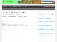 Screenshot des Blogs Radwandern in Berlin und Umgebung
