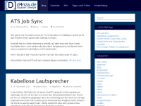 Screenshot des Blogs d4nza.de